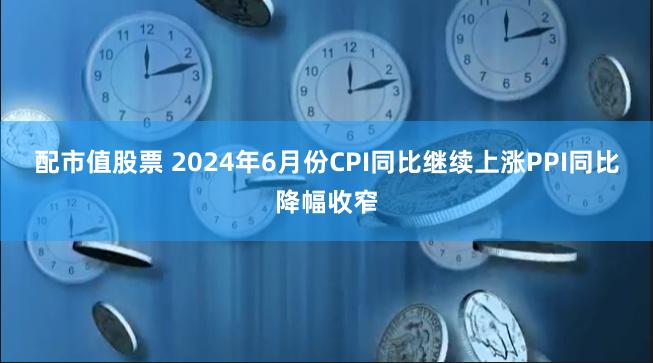 配市值股票 2024年6月份CPI同比继续上涨　PPI同比降幅收窄