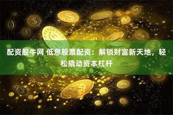 配资股牛网 低息股票配资：解锁财富新天地，轻松撬动资本杠杆